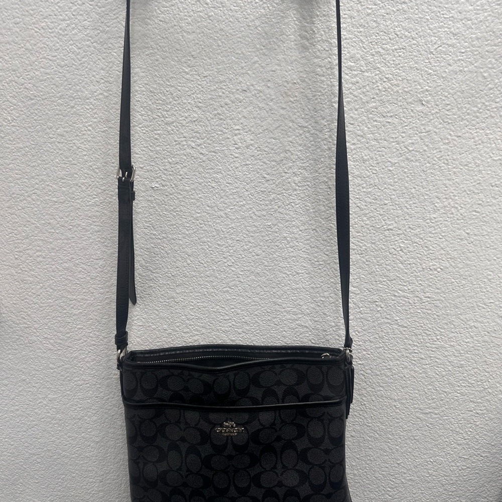 Coach Signature Black Crossbody Bag